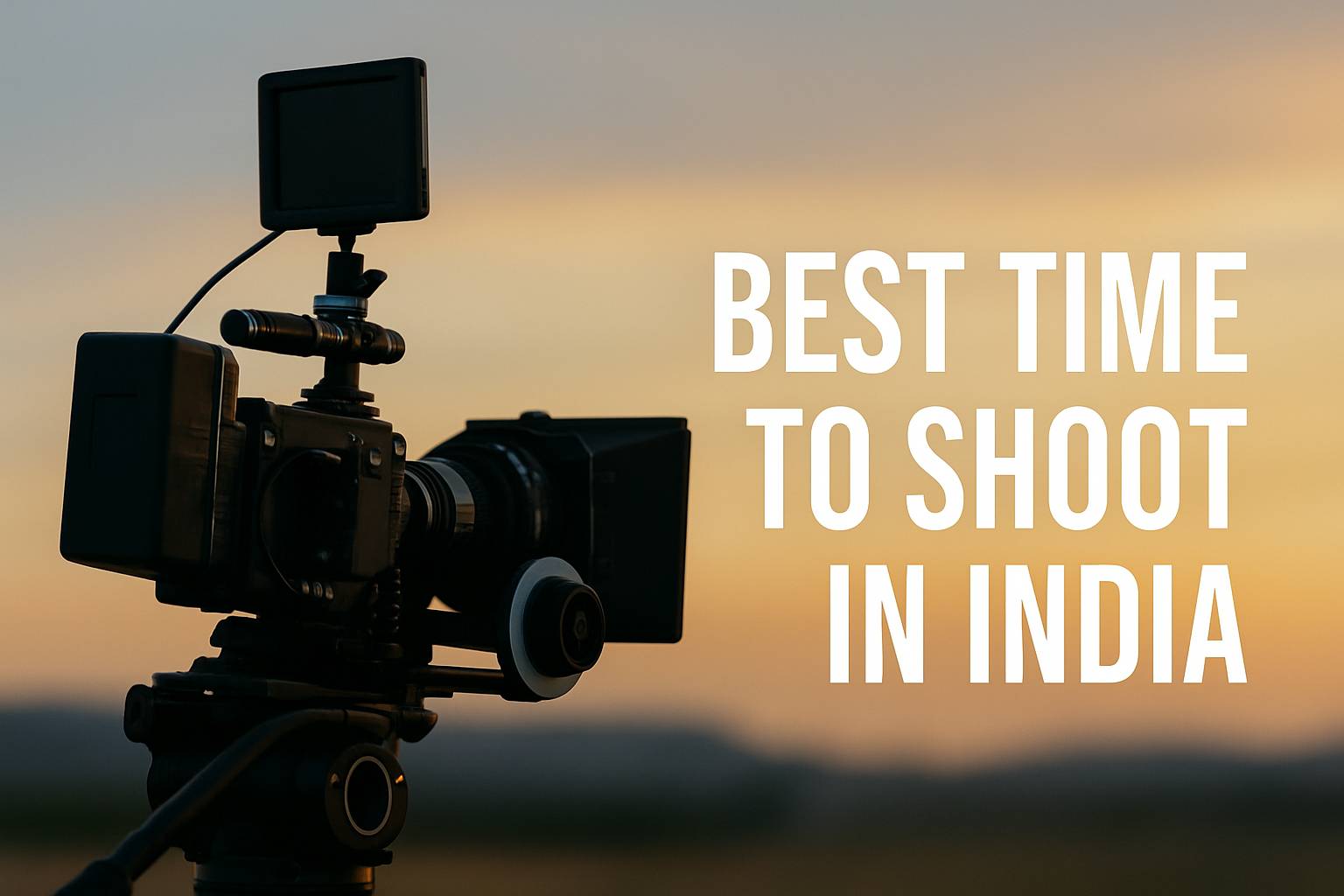 Best Time to Film Shooting in India